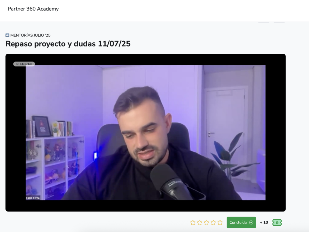 Clase en directo de Partner 360 con Fabio Serna
