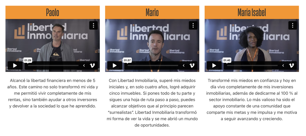 Opinión real de un alumno sobre el curso Libertad Inmobiliaria Carlos Galán