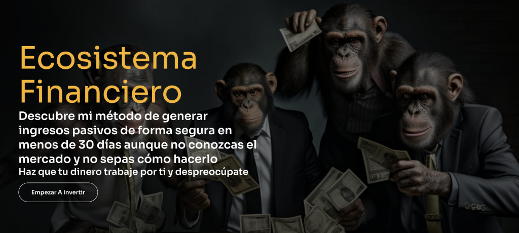 Landing de Ecosistema Financiero: descubre cómo generar ingresos pasivos sin experiencia
